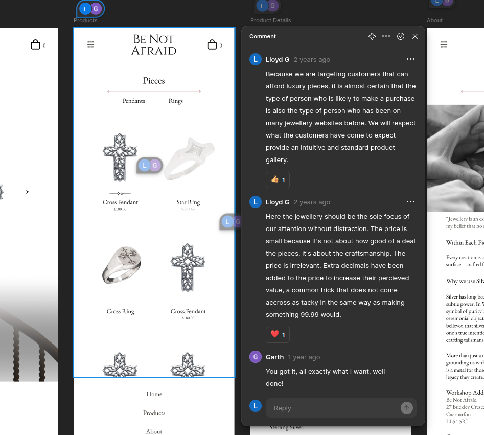 Figma feedback and design discussion